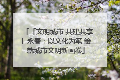「文明城市 共建共享」永春：以文化为笔 绘就城市文明新画卷