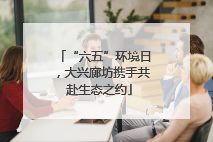 “六五”环境日，大兴廊坊携手共赴生态之约