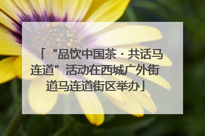 “品饮中国茶・共话马连道”活动在西城广外街道马连道街区举办