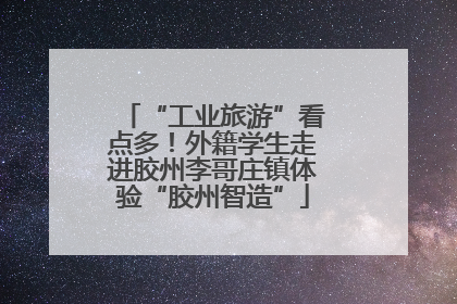 “工业旅游”看点多！外籍学生走进胶州李哥庄镇体验“胶州智造”