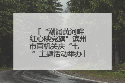 “潮涌黄河畔 红心映党旗”滨州市直机关庆“七一”主题活动举办