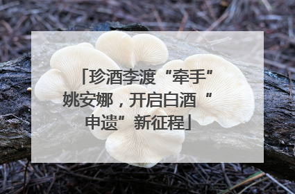珍酒李渡“牵手”姚安娜，开启白酒“申遗”新征程