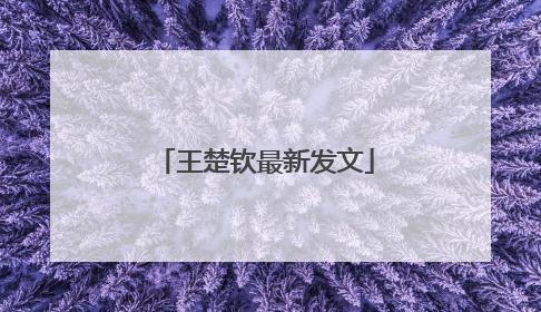 王楚钦最新发文