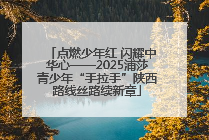 点燃少年红 闪耀中华心——2025浦莎青少年“手拉手”陕西路线丝路续新章