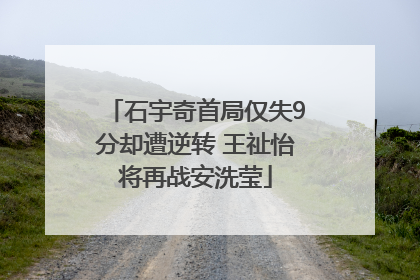 石宇奇首局仅失9分却遭逆转 王祉怡将再战安洗莹