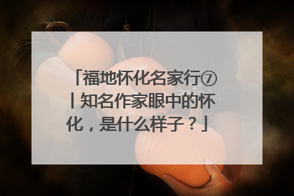 福地怀化名家行⑦丨知名作家眼中的怀化，是什么样子？