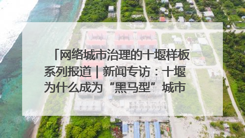 网络城市治理的十堰样板系列报道｜新闻专访：十堰为什么成为“黑马型”城市治理网络维度典型