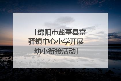 绵阳市盐亭县富驿镇中心小学开展幼小衔接活动
