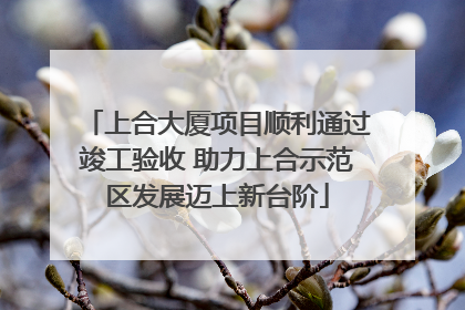 上合大厦项目顺利通过竣工验收 助力上合示范区发展迈上新台阶