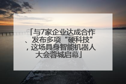 与7家企业达成合作、发布多项“硬科技”，这场具身智能机器人大会蓉城启幕