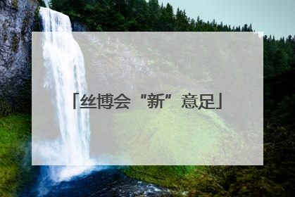 丝博会“新”意足