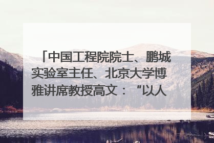 中国工程院院士、鹏城实验室主任、北京大学博雅讲席教授高文：“以人为本 智能向善” 推动文化与科技相生相促｜聚焦2025文化强国建设高峰论坛