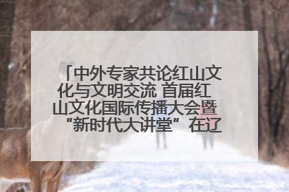 中外专家共论红山文化与文明交流 首届红山文化国际传播大会暨“新时代大讲堂”在辽宁朝阳举办