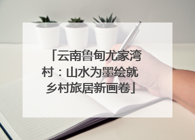 云南鲁甸尤家湾村：山水为墨绘就乡村旅居新画卷