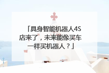 具身智能机器人4S店来了，未来能像买车一样买机器人？
