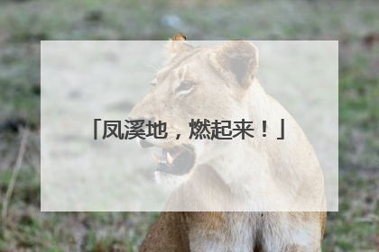 凤溪地，燃起来！