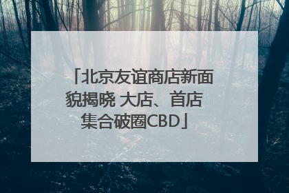 北京友谊商店新面貌揭晓 大店、首店集合破圈CBD