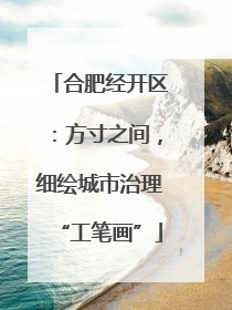 合肥经开区：方寸之间，细绘城市治理“工笔画”