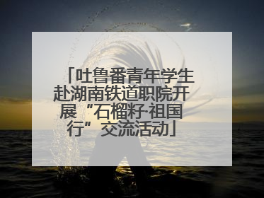 吐鲁番青年学生赴湖南铁道职院开展“石榴籽·祖国行”交流活动