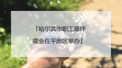 哈尔滨市职工草坪歌会在平房区举办
