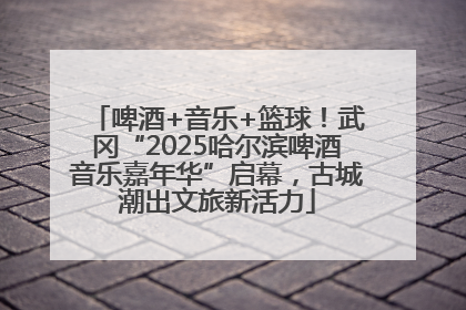 啤酒+音乐+篮球！武冈“2025哈尔滨啤酒音乐嘉年华”启幕，古城潮出文旅新活力