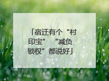 宿迁有个“村印宝” “减负锁权”都说好