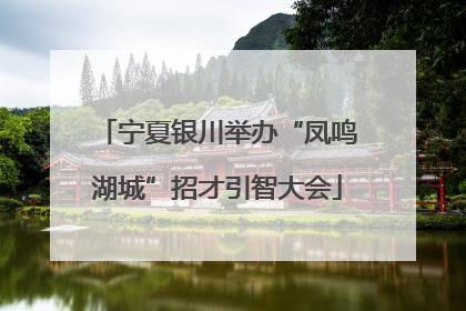 宁夏银川举办“凤鸣湖城”招才引智大会