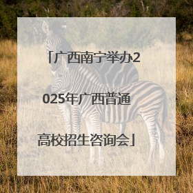广西南宁举办2025年广西普通高校招生咨询会