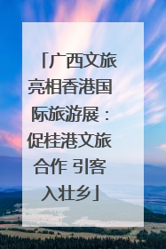 广西文旅亮相香港国际旅游展：促桂港文旅合作 引客入壮乡