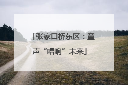 张家口桥东区：童声“唱响”未来