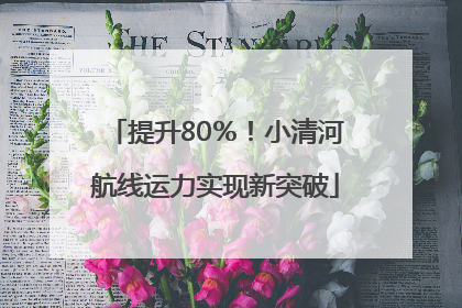 提升80％！小清河航线运力实现新突破
