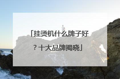 挂烫机什么牌子好？十大品牌揭晓