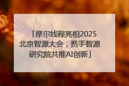 摩尔线程亮相2025北京智源大会，携手智源研究院共推AI创新