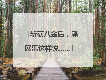 斩获八金后，潘展乐这样说……