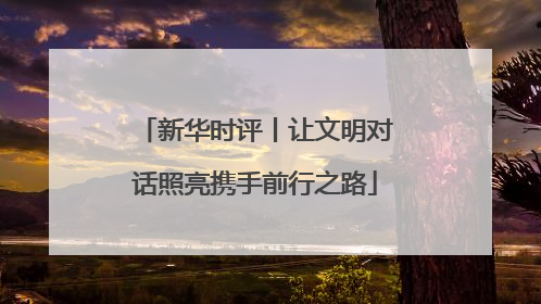 新华时评丨让文明对话照亮携手前行之路