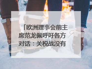 欧洲理事会前主席范龙佩呼吁各方对话：关税战没有赢家｜世界观