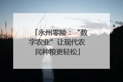 永州零陵：“数字农业”让现代农民种粮更轻松