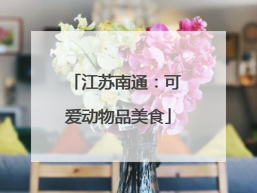 江苏南通：可爱动物品美食