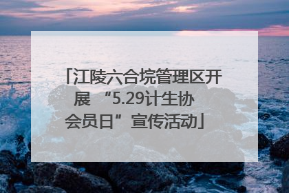 江陵六合垸管理区开展 “5.29计生协会员日”宣传活动