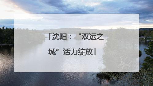 沈阳：“双运之城”活力绽放