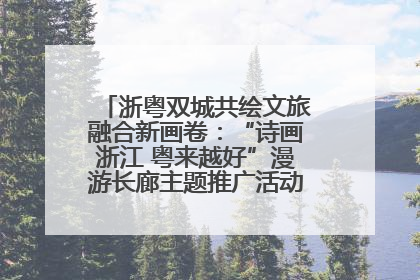 浙粤双城共绘文旅融合新画卷：“诗画浙江 粤来越好”漫游长廊主题推广活动在广州花城汇启幕