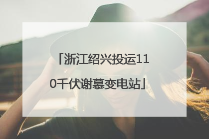 浙江绍兴投运110千伏谢慕变电站