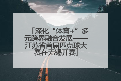 深化“体育+”多元跨界融合发展——江苏省首届匹克球大赛在无锡开赛