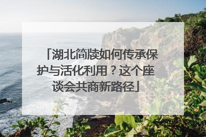 湖北简牍如何传承保护与活化利用？这个座谈会共商新路径