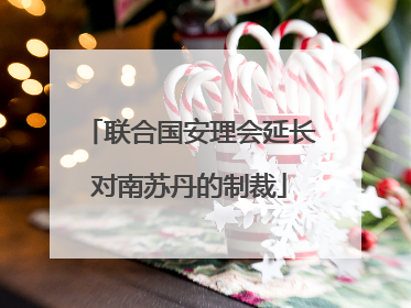 联合国安理会延长对南苏丹的制裁