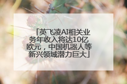 英飞凌AI相关业务年收入将达10亿欧元，中国机器人等新兴领域潜力巨大