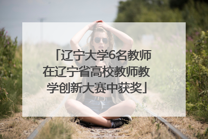 辽宁大学6名教师在辽宁省高校教师教学创新大赛中获奖