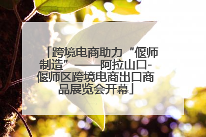 跨境电商助力“偃师制造”——阿拉山口-偃师区跨境电商出口商品展览会开幕