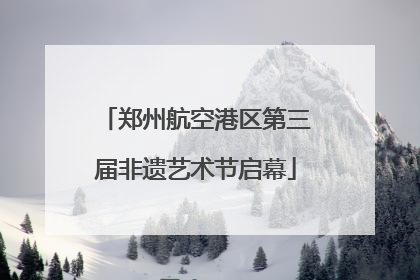 郑州航空港区第三届非遗艺术节启幕