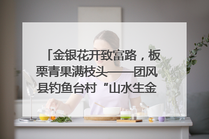 金银花开致富路，板栗青果满枝头——团风县钓鱼台村“山水生金”谱写共富新篇章